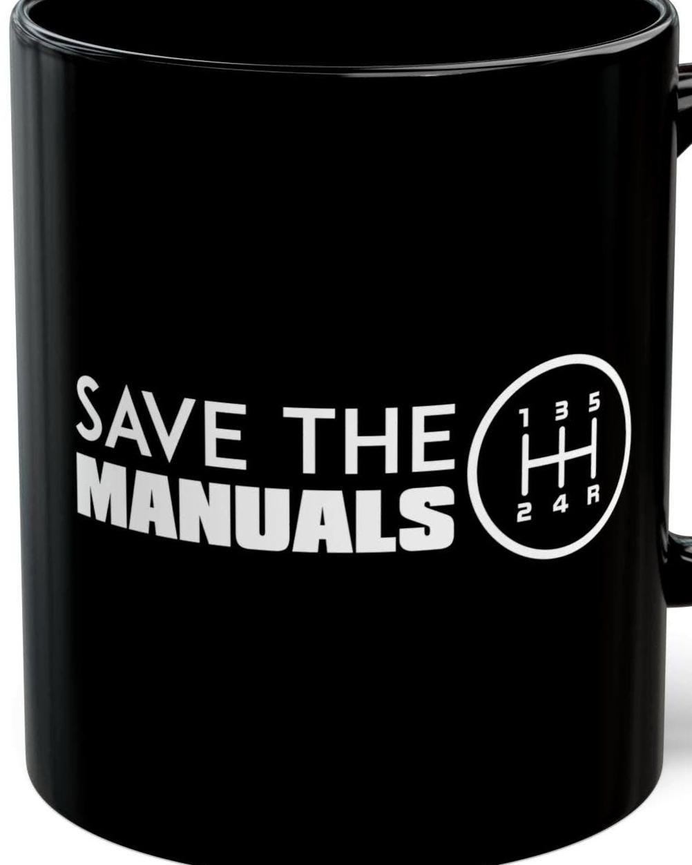 Save The Manuals Car Mug - lifestyle photo