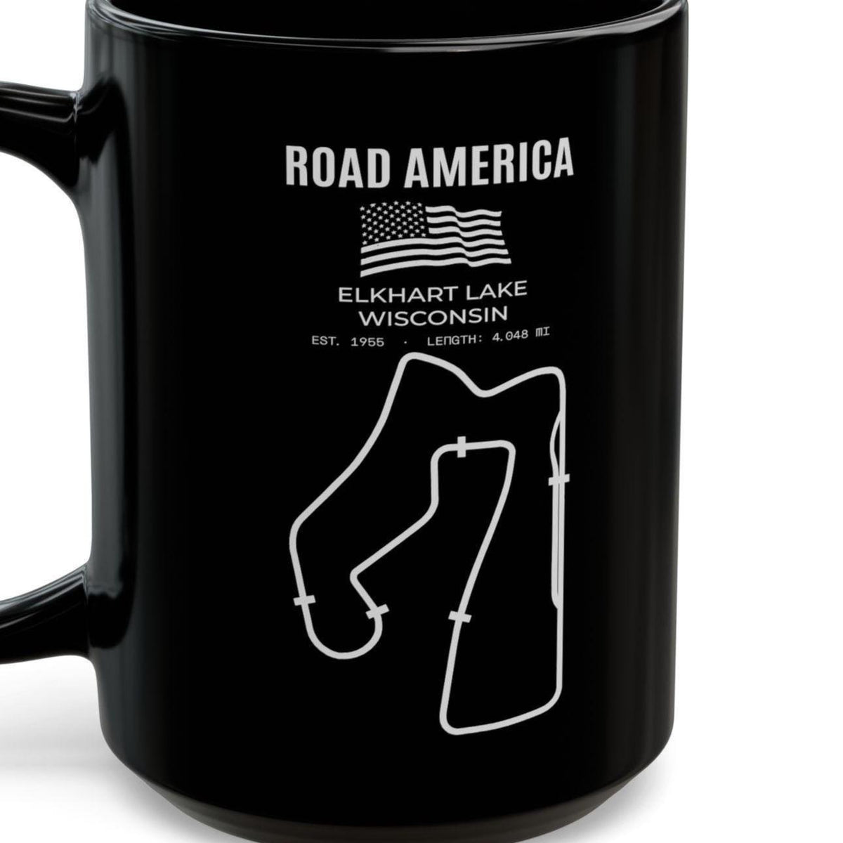 Road America Race Track Mug - lifestyle photo