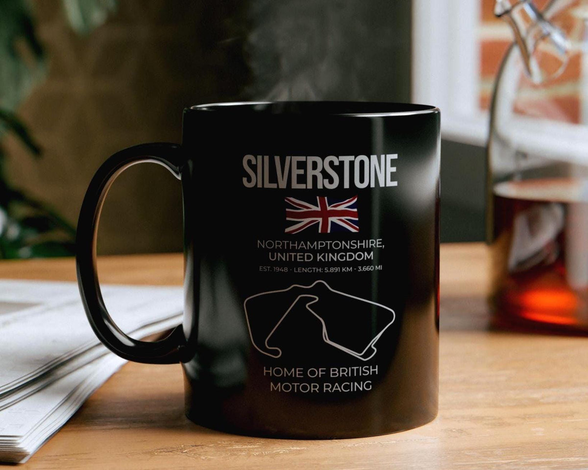 Silverstone Race Track Mug - lifestyle photo