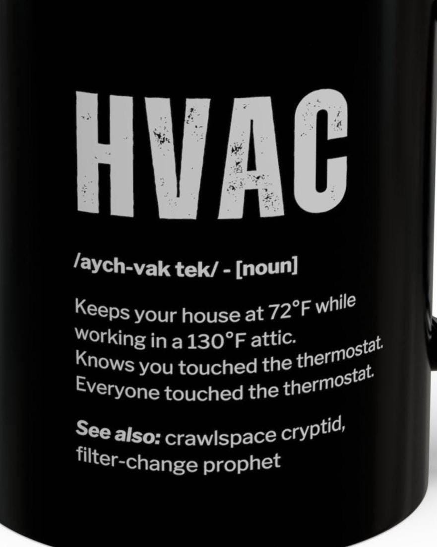 HVAC Definition Coffee Mug - lifestyle photo