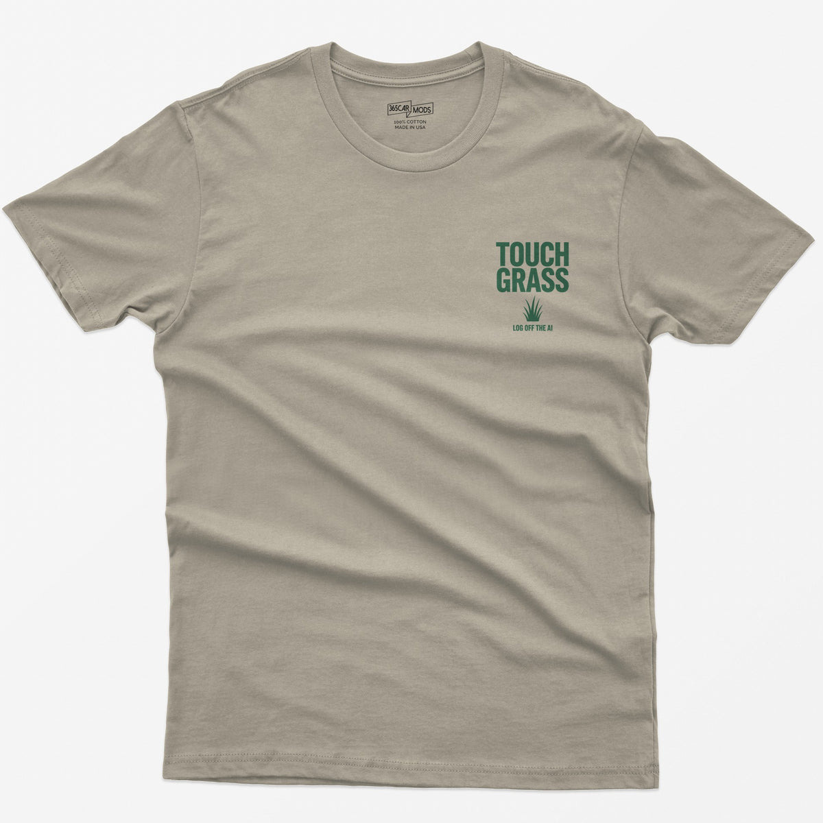 Touch Grass T-Shirt - Sand