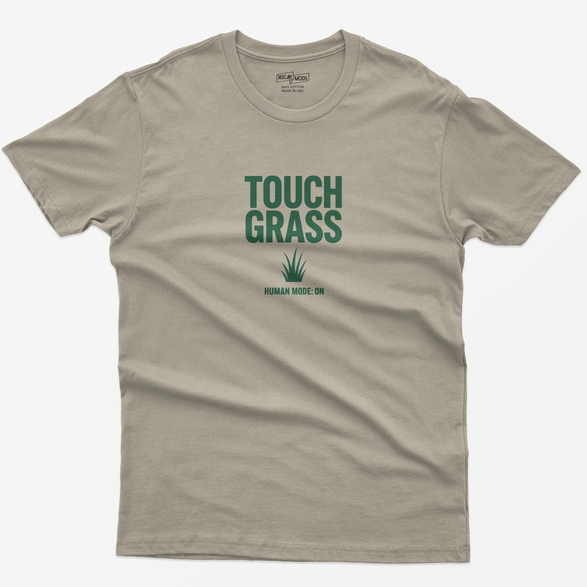 Touch Grass T-Shirt - Sand