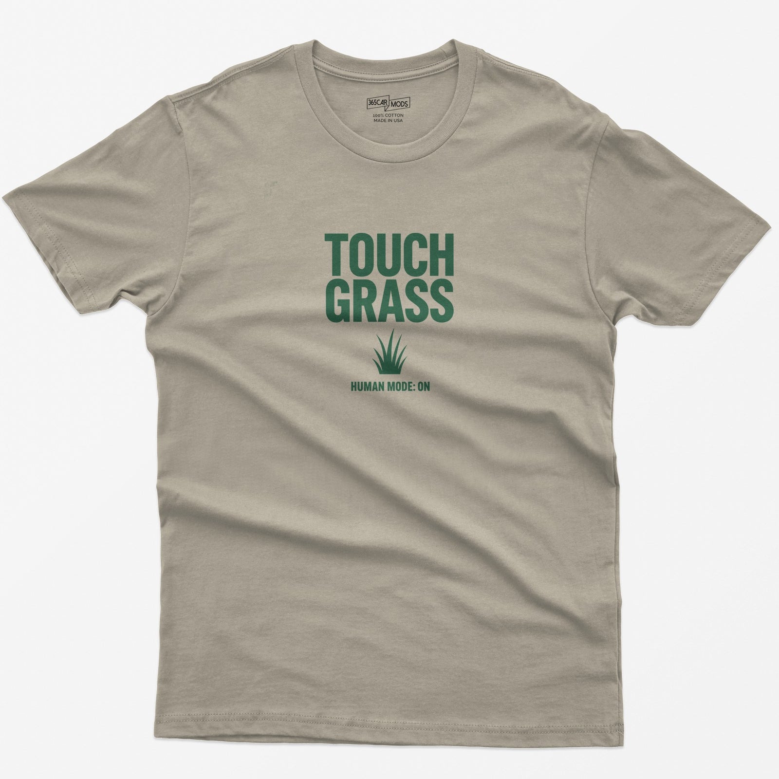 Touch Grass T-Shirt - Sand