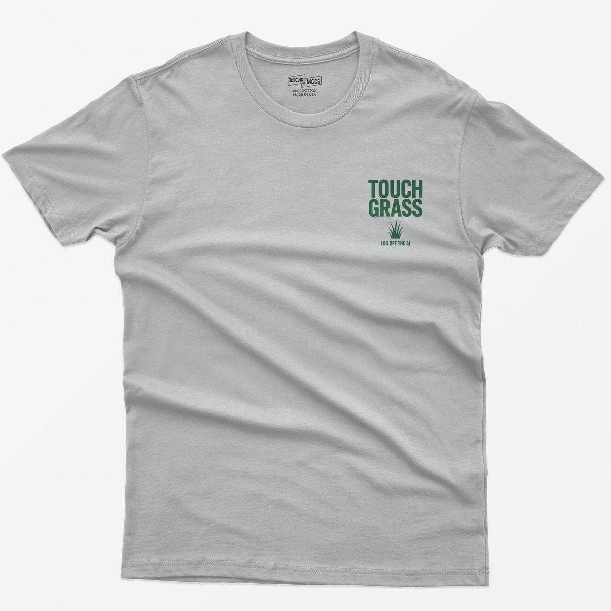 Touch Grass T-Shirt - Sport Grey