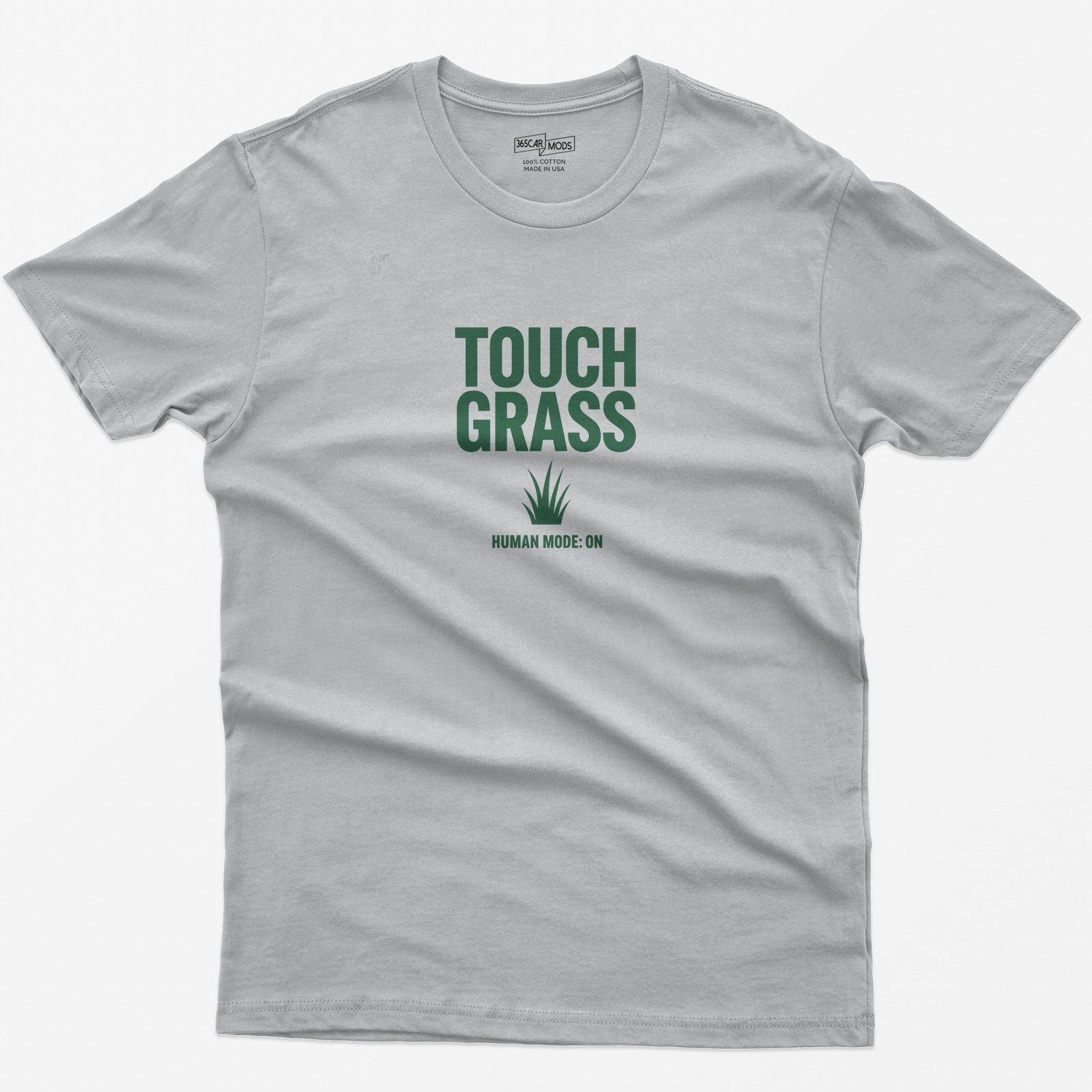 Touch Grass T-Shirt - Sport Grey