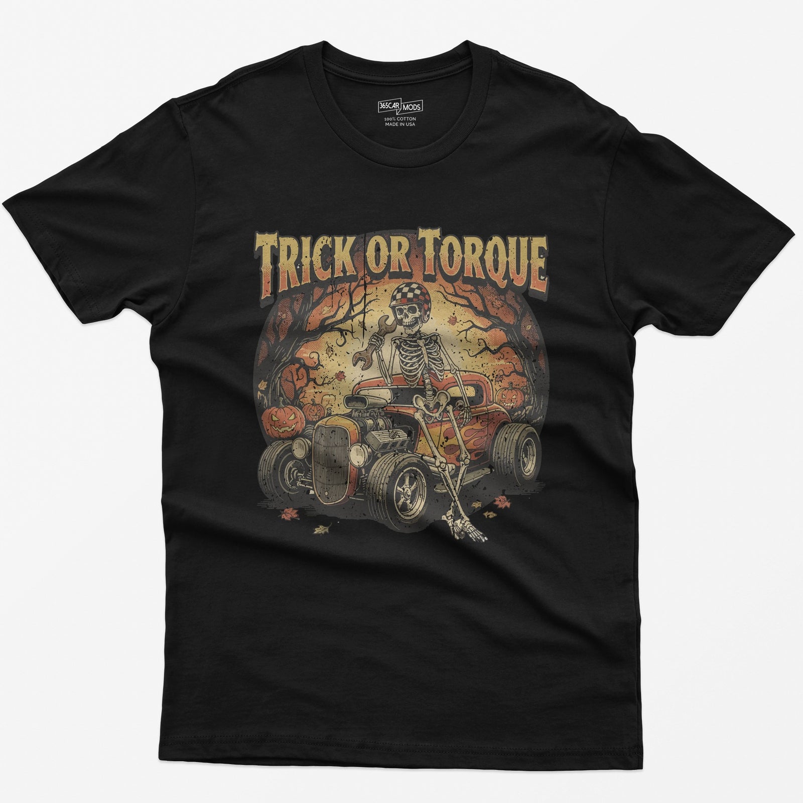 Trick or Torque Mechanic Skeleton T-Shirt
