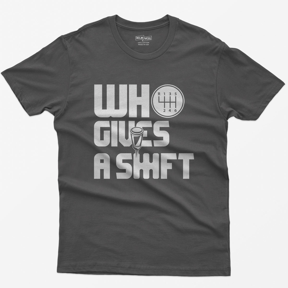 Who Gives a Shift Car T-Shirt - Dark Grey Heather