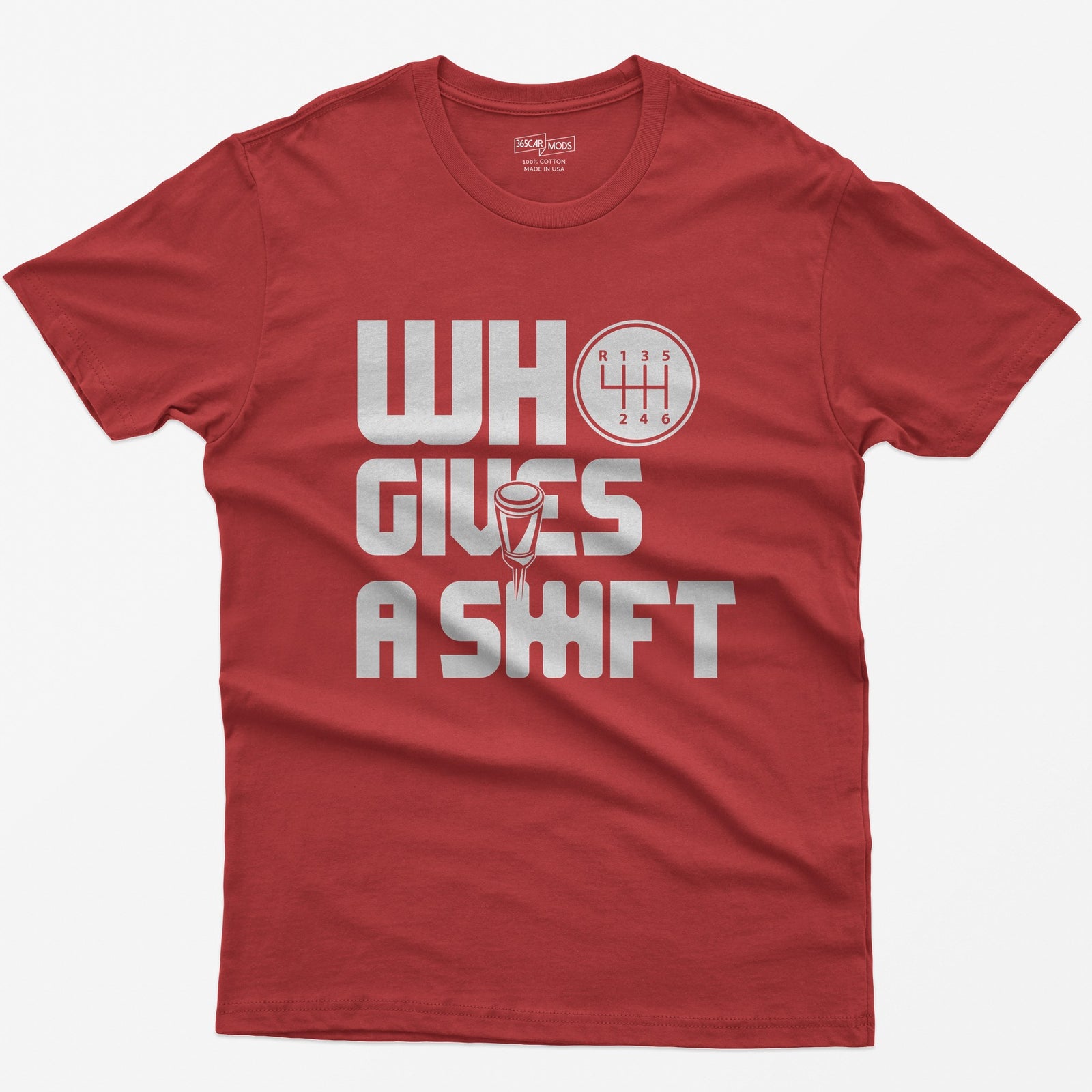 Who Gives a Shift Car T-Shirt - Red