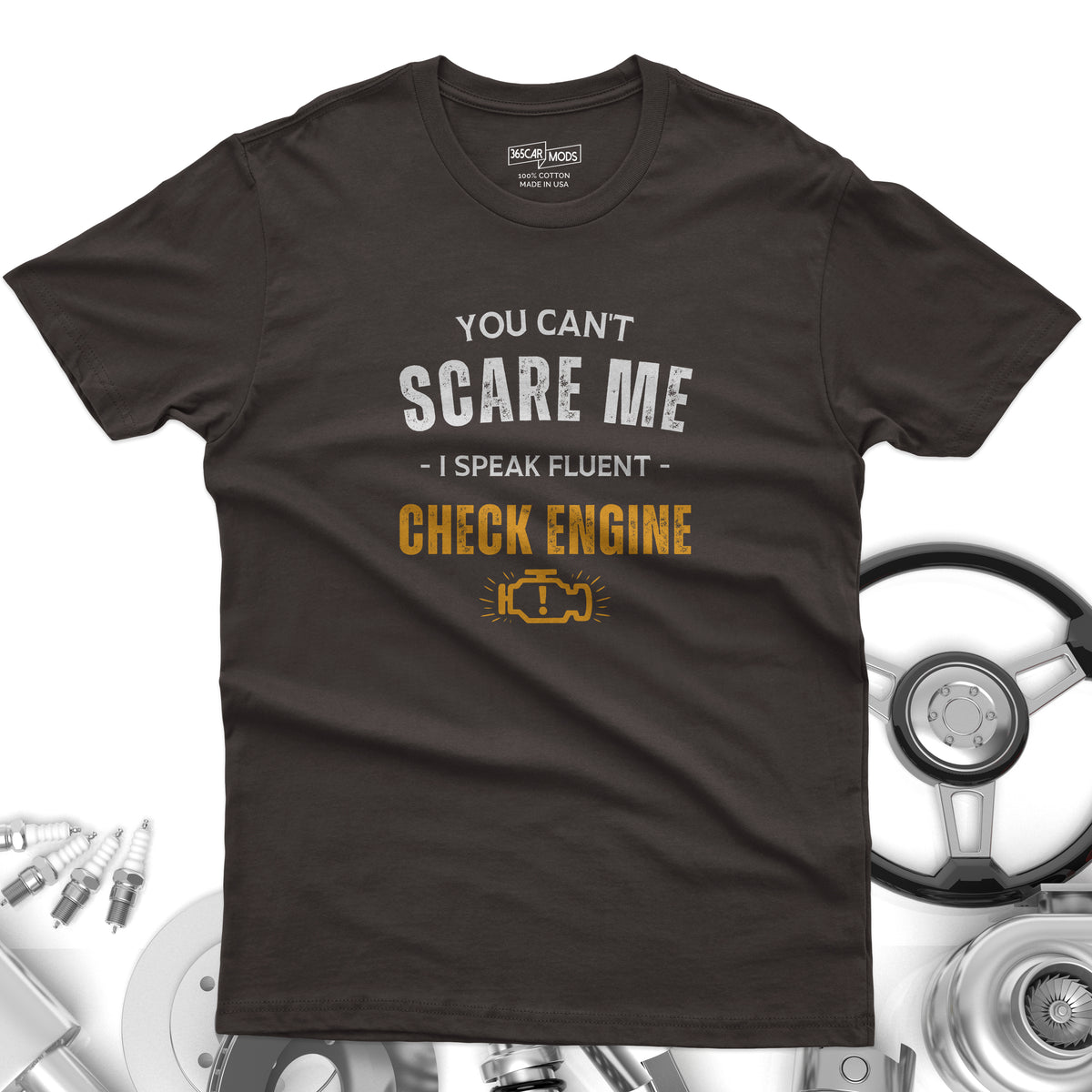 Funny Check Engine T-Shirt | Sarcastic Mechanic Gift Tee