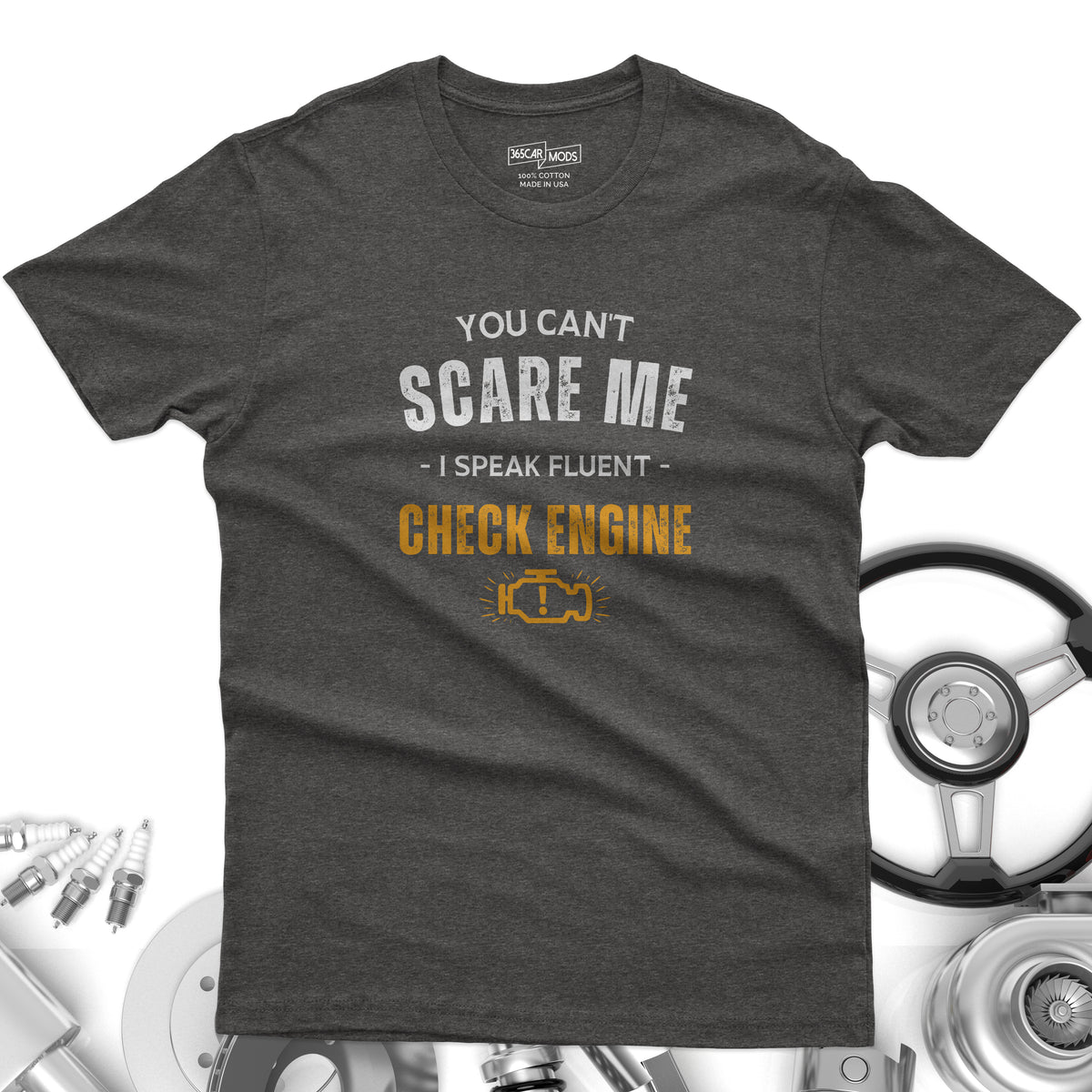 Funny Check Engine T-Shirt | Sarcastic Mechanic Gift Tee