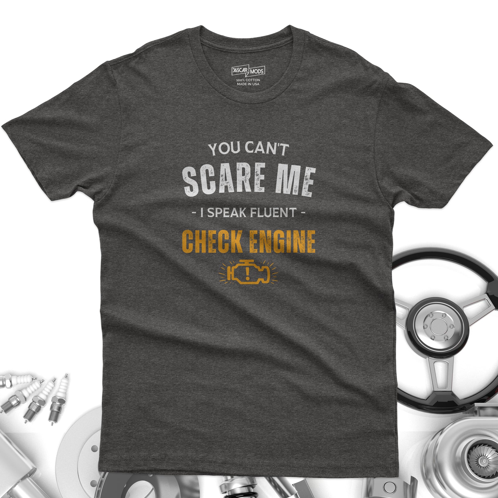 Funny Check Engine T-Shirt | Sarcastic Mechanic Gift Tee