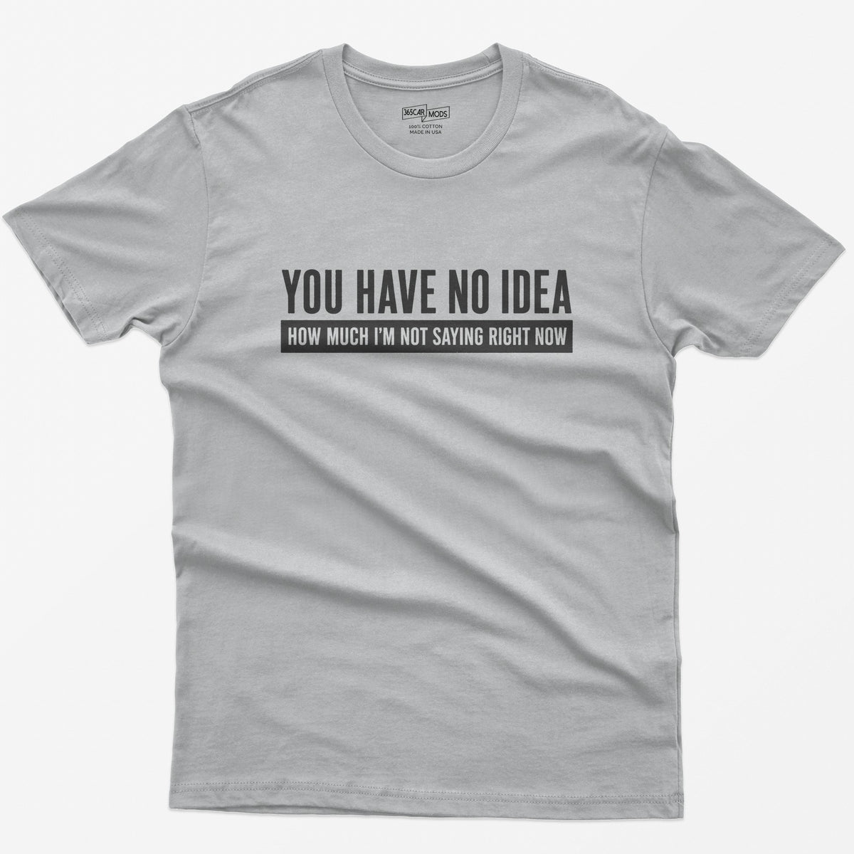 You Have No Idea T-Shirt - Sport Grey