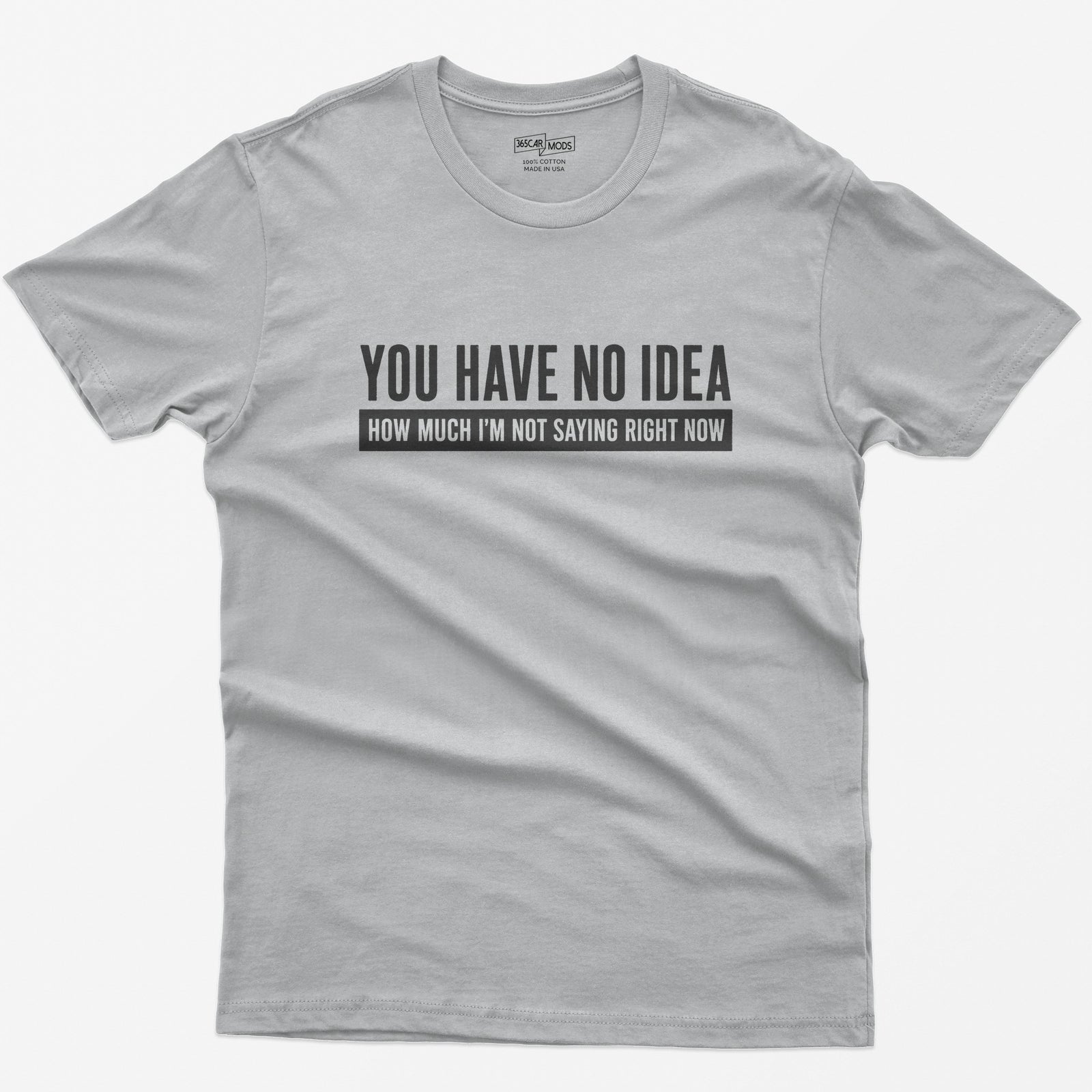 You Have No Idea T-Shirt - Sport Grey