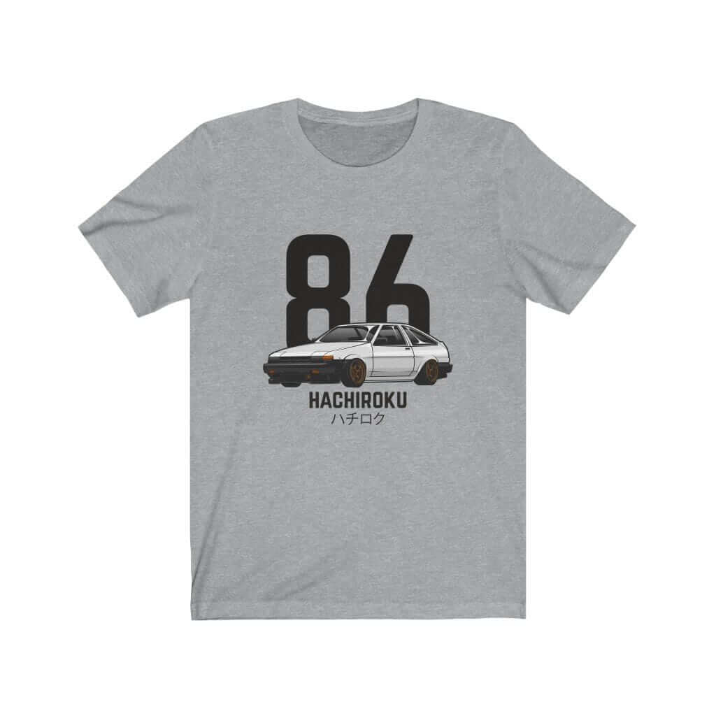 Japanese car printed on athletic heather car t-shirt, JDM tee, car guy gift, car lover, car fan, car enthusiast, petrolhead, JDM lover, boyfriend gift idea