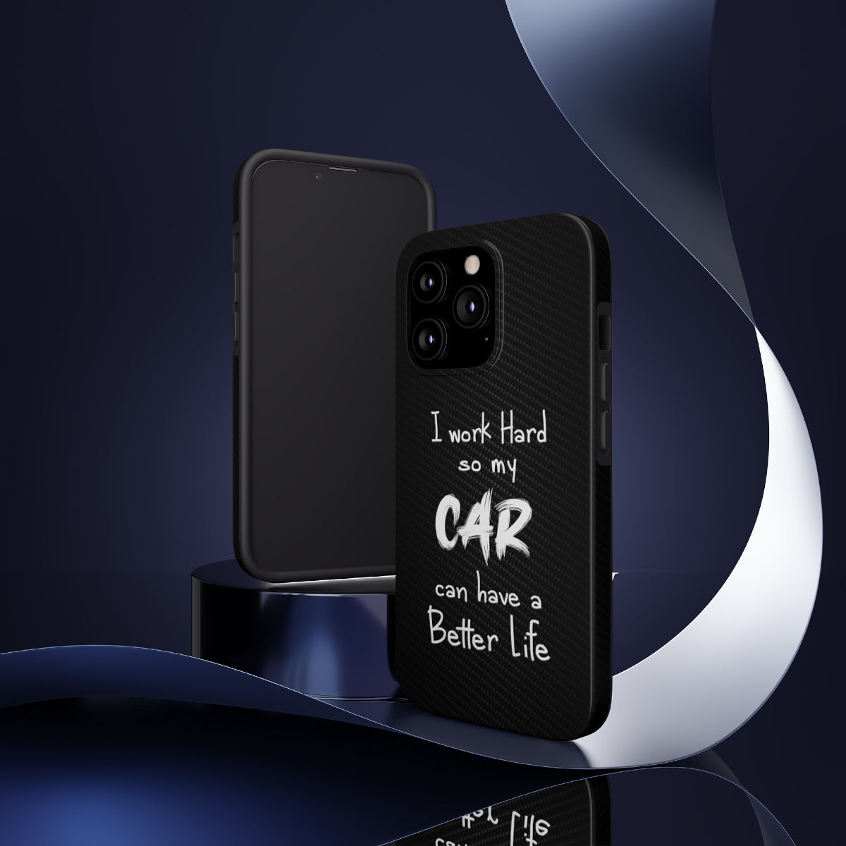 Working Hard for My Car Tough Case