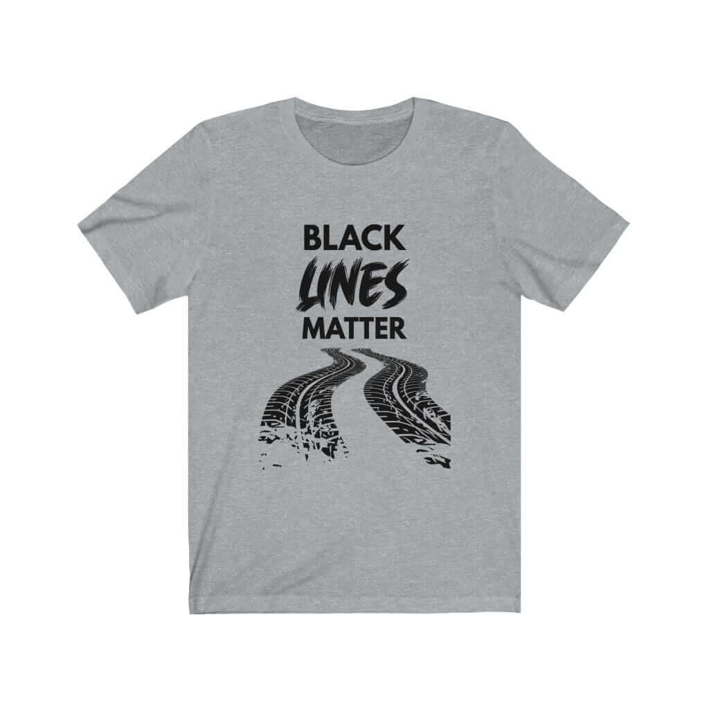 Black Lines Matter - Car T-Shirt