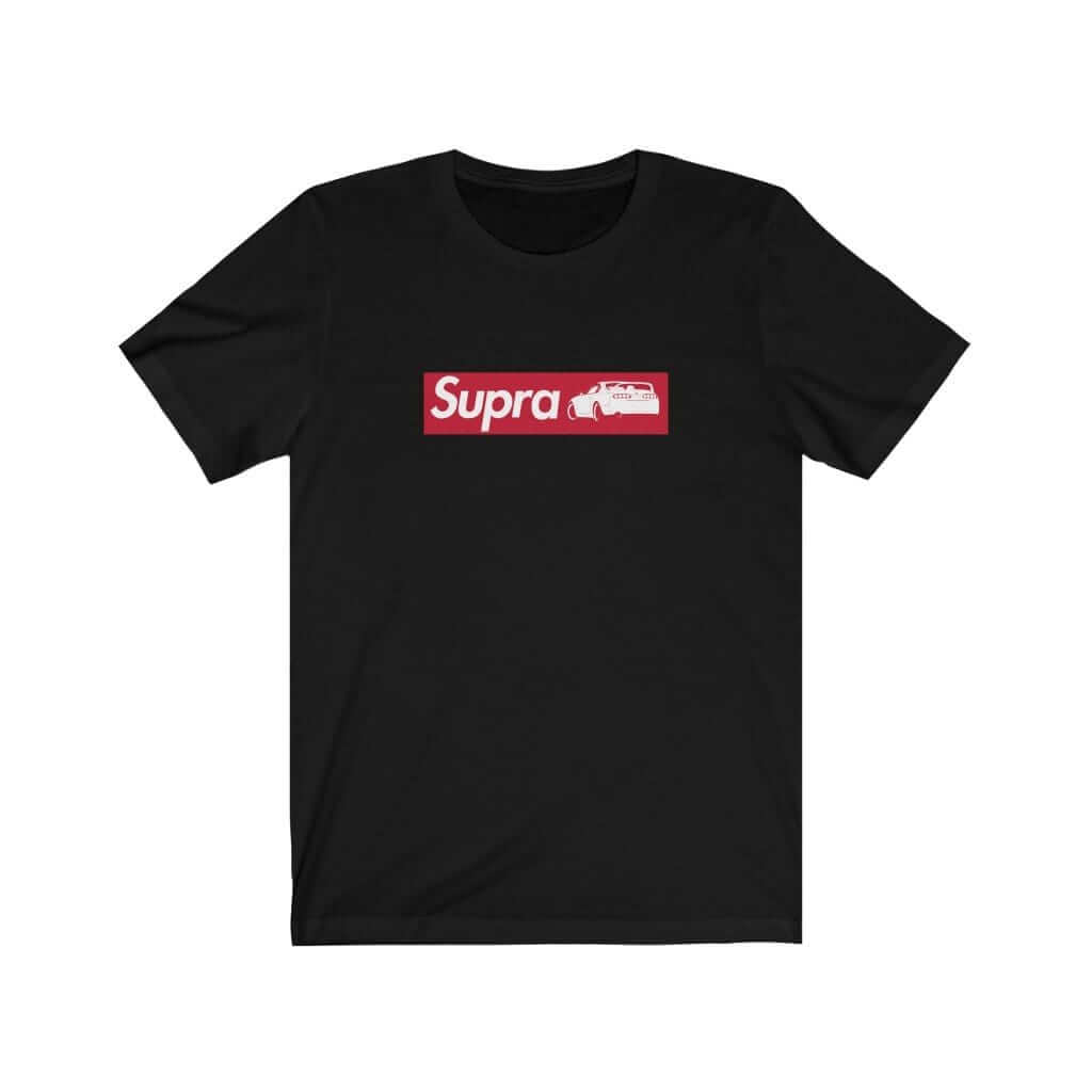 MKIV Supra 2JZ JDM car t-shirt in black | car guy gift for Supra fans