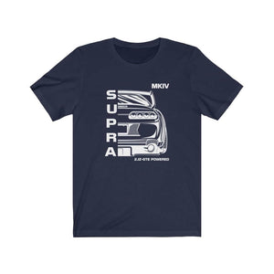 navy blue mkiv supra t-shirt designed for JDM lovers