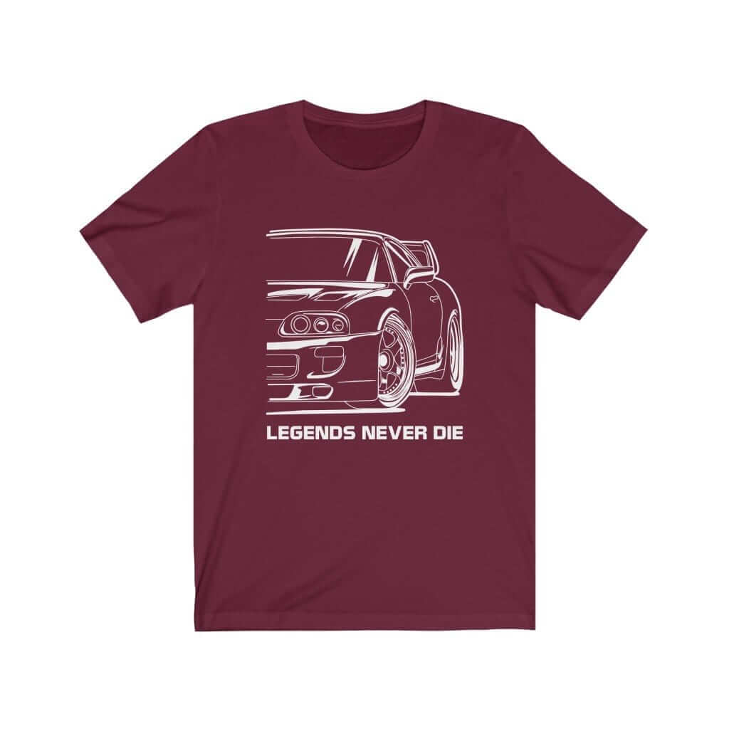 mkiv supra maroon t-shirt, jdm t-shirt