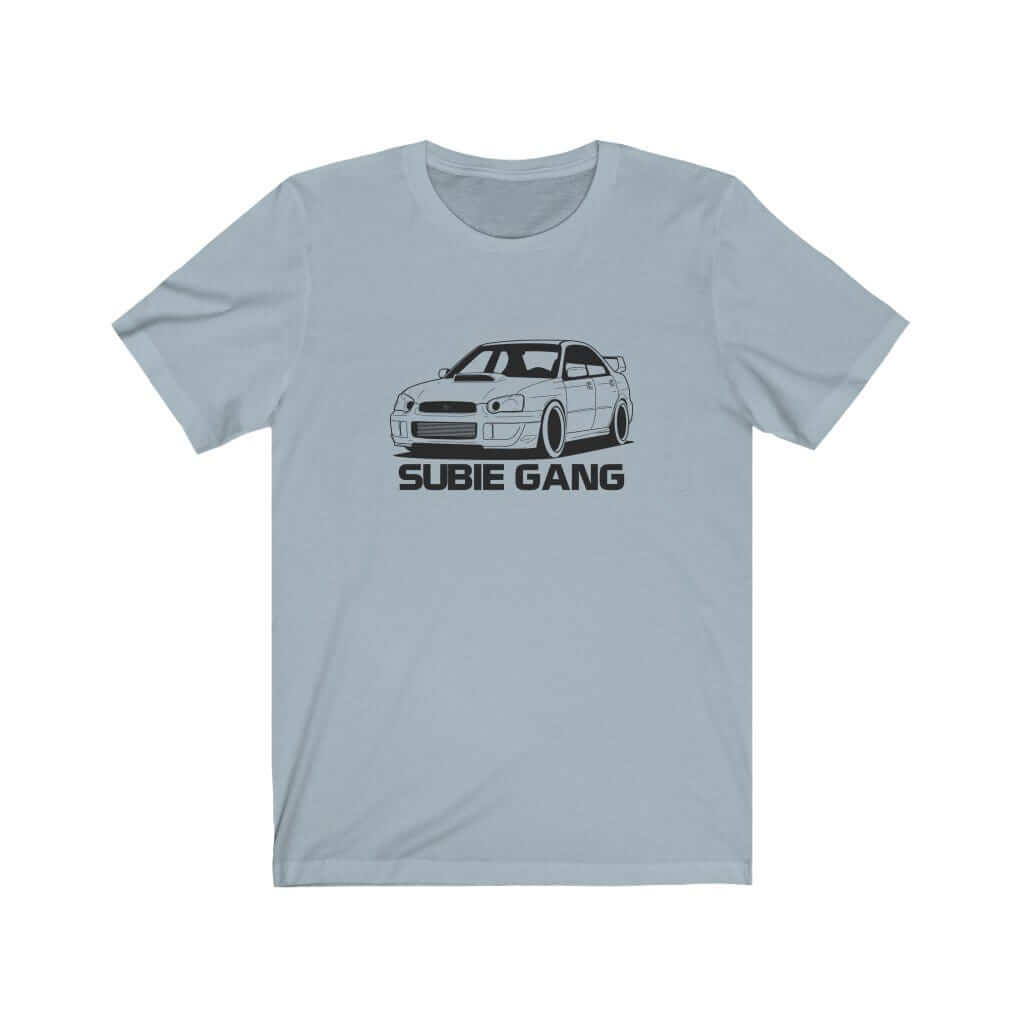Japanese sports car printed on light blue car t-shirt designed for car lovers, car guys, car enthusiasts, JDM lovers, and petrolheads
