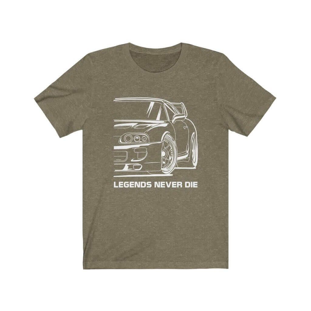 mkiv supra heather olive t-shirt, jdm t-shirt