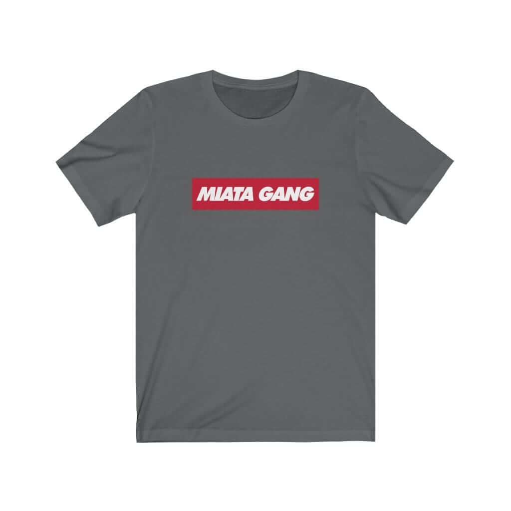 JDM Roadster Gang T-Shirt flat lay | Miata car guy gift