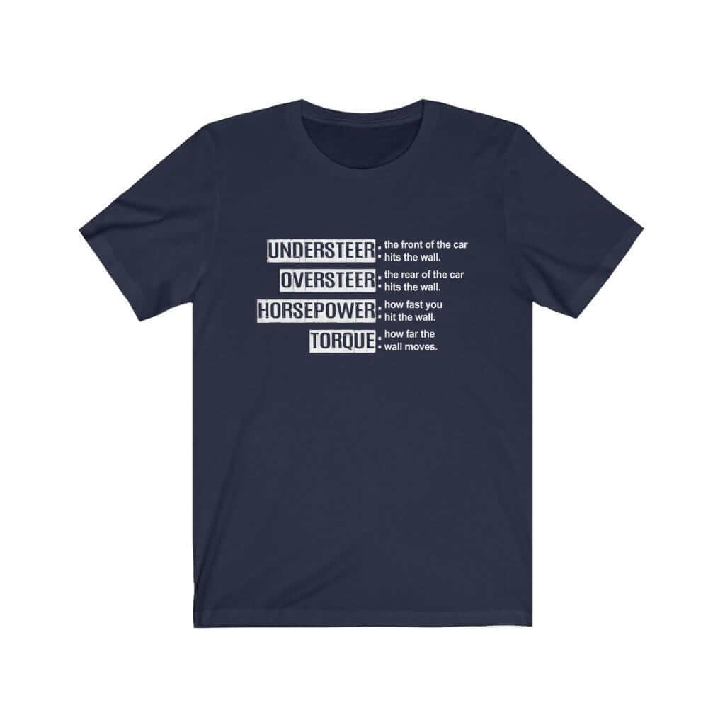 navy funny car t-shirt, car merch, car guy gift, car apparel