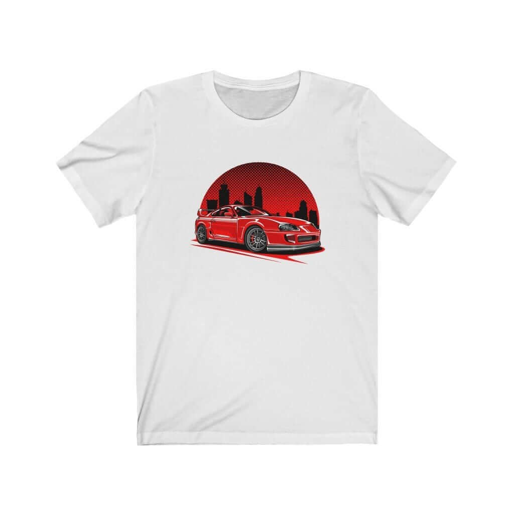 Japanese car printed on white car t-shirt, JDM tee, car guy gift, car lover, car fan, car enthusiast, petrolhead, JDM lover, boyfriend gift idea