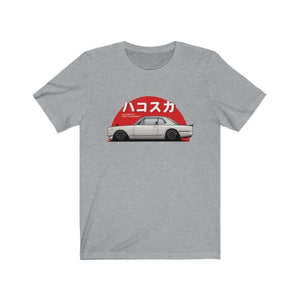 Japanese car printed on athletic heather car t-shirt, JDM tee, car guy gift, car lover, car fan, car enthusiast, petrolhead, JDM lover, boyfriend gift idea