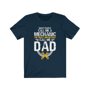 father's day gift t-shirt, mechanic navy tshirt with saying, funny mechanic tee, the best father's day gift