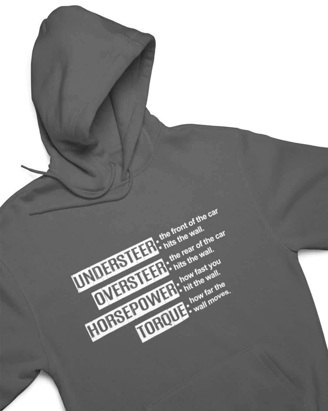charcoal funny car hoodie, car guy hoodie, car clothing, car apparel, car merch