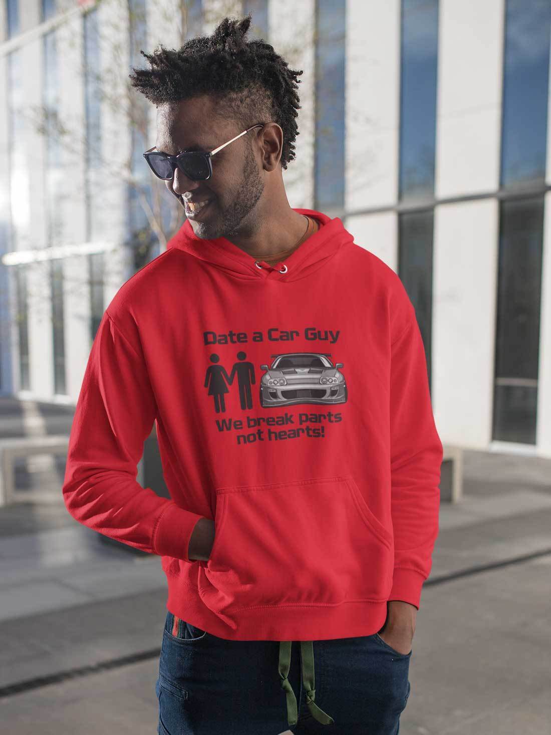Japanese car printed on red car hoodie, JDM sweatshirt, car guy gift, car lover, car fan, car enthusiast, petrolhead, JDM lover, boyfriend gift idea