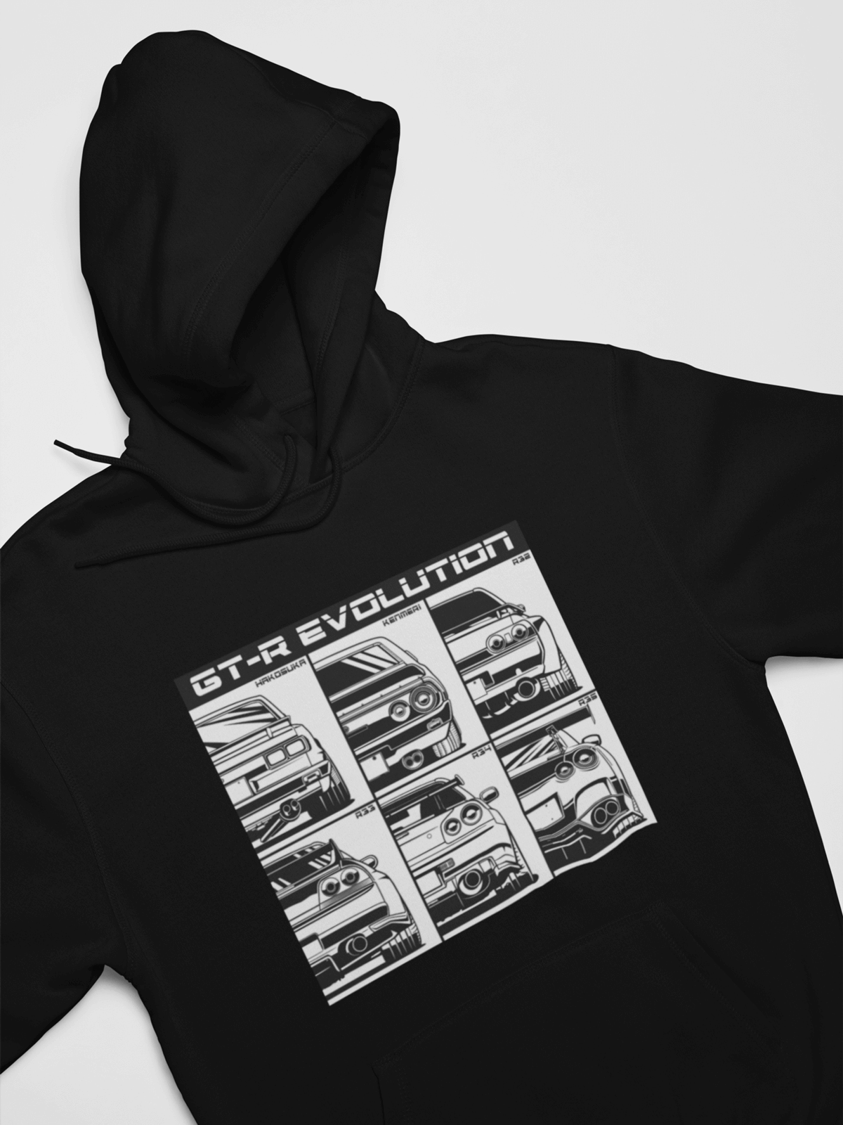 Japanese cars printed on black car hoodie, JDM sweatshirt, car guy gift, car lover, car fan, car enthusiast, petrolhead, JDM lover, boyfriend gift idea