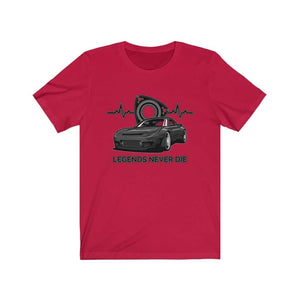 japanese car printed on red tshirt, jdm tee, car guys, jdm fans, car lovers, car enthusiasts