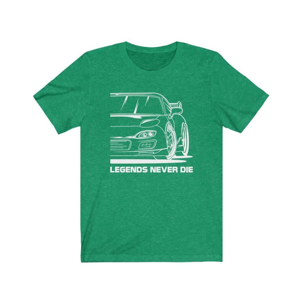 FD3S Rotary Legends Never Die T-Shirt flat lay | JDM rotary car guy gift