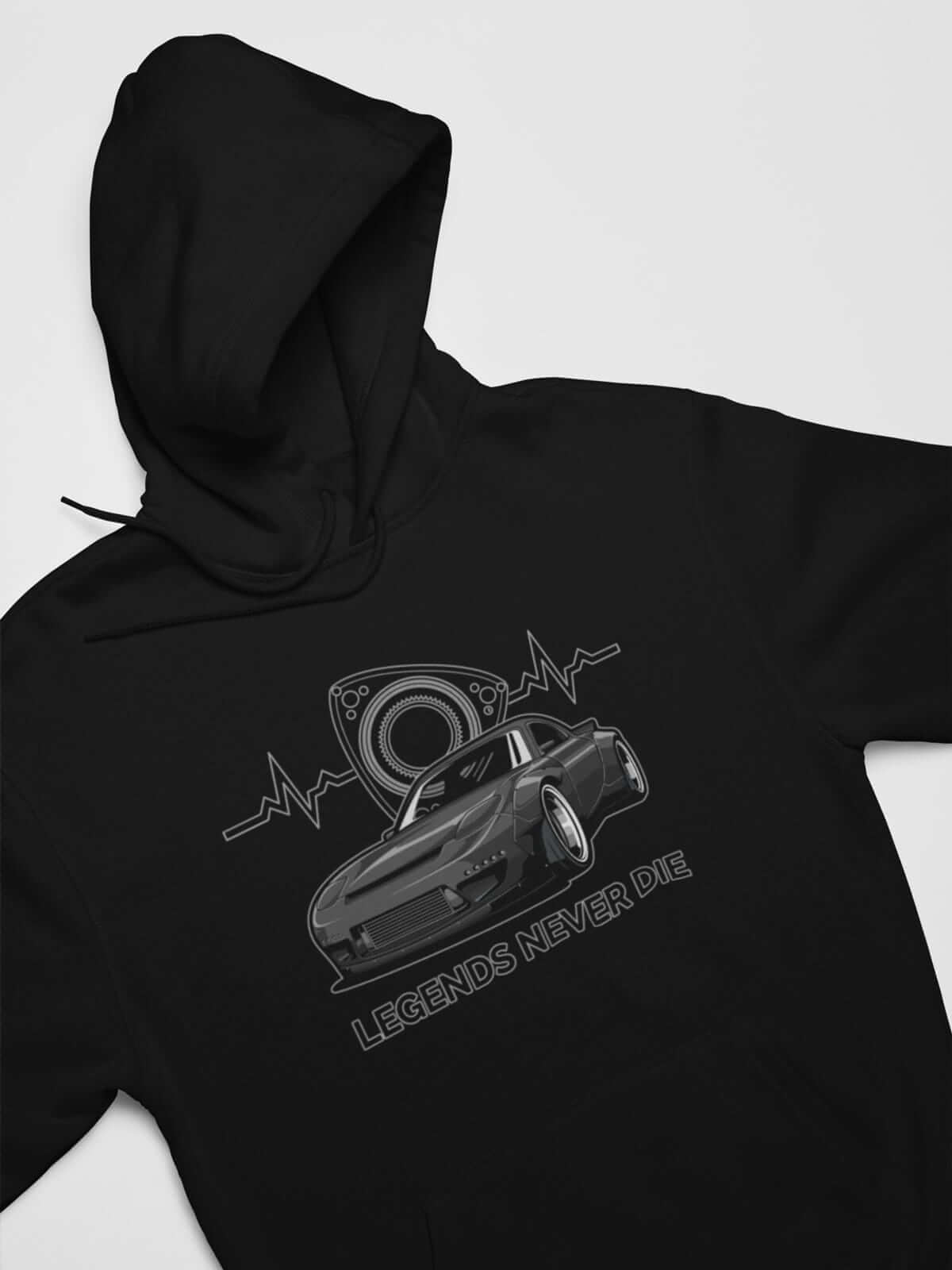 Japanese engine printed on black car hoodie, JDM sweatshirt, car guy gift, car lover, car fan, car enthusiast, petrolhead, JDM lover, boyfriend gift idea