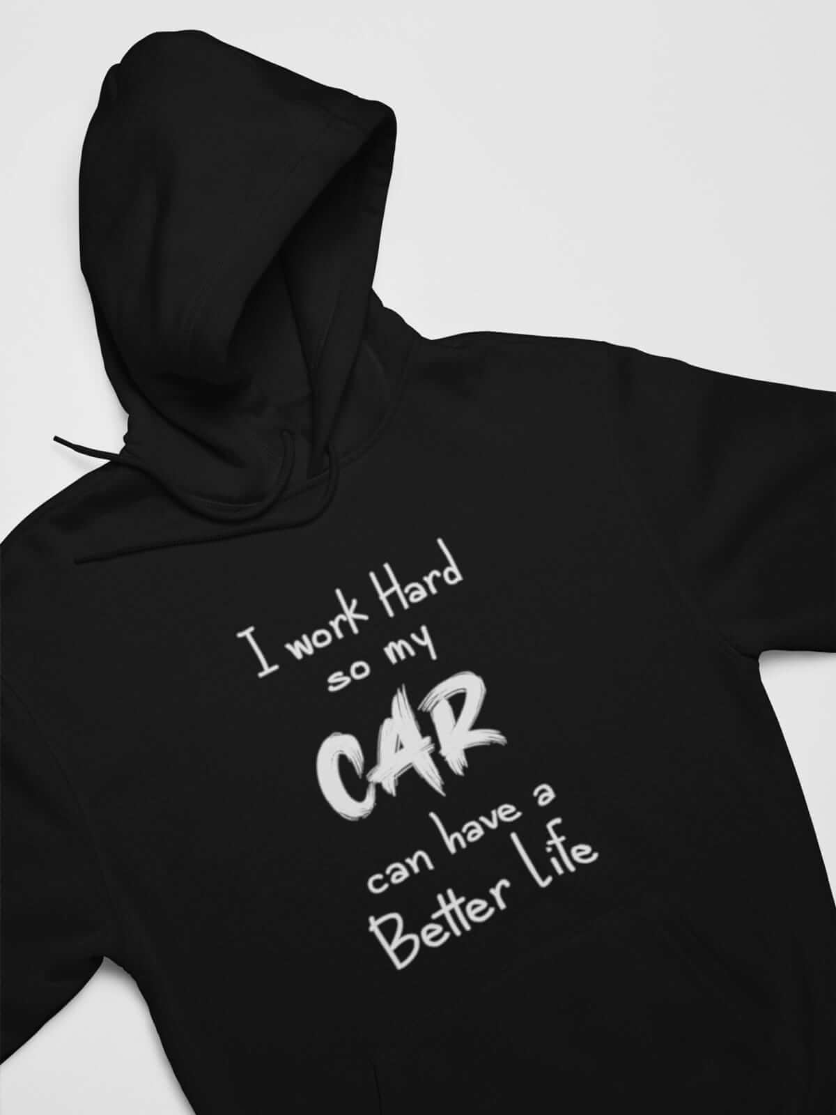 Car Guys black hoodie with funny text printed on it, JDM sweatshirt, car guy gift, car lover, car fan, car enthusiast, petrolhead, JDM lover, boyfriend gift idea