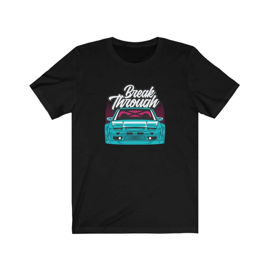 Japanese sports car printed on black car t-shirt, JDM tee, car guy gift, car lover, car fan, car enthusiast, petrolhead, JDM lover, boyfriend gift idea