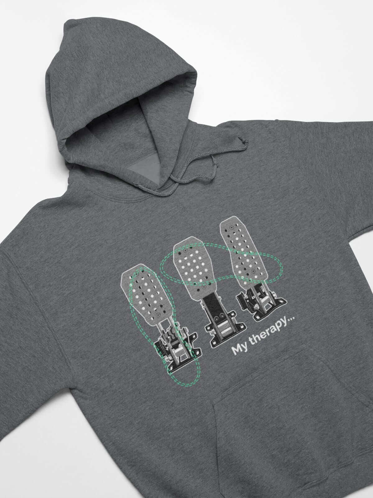 Funny Car Guys design with 3 pedals printed on dark grey car hoodie, JDM sweatshirt, car guy gift, car lover, car fan, car enthusiast, petrolhead, JDM lover, boyfriend gift idea