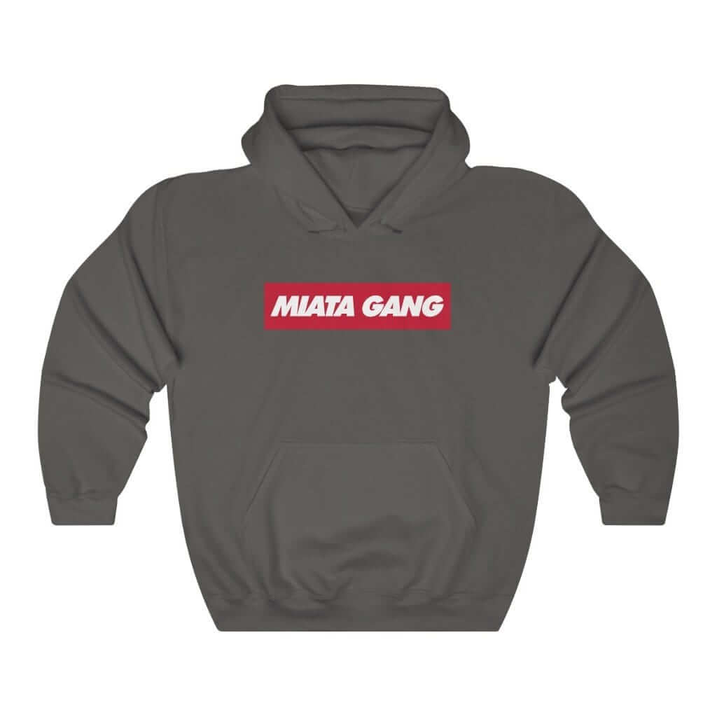 Miata Gang JDM Roadster Car Hoodie flat lay | Miata car guy gift