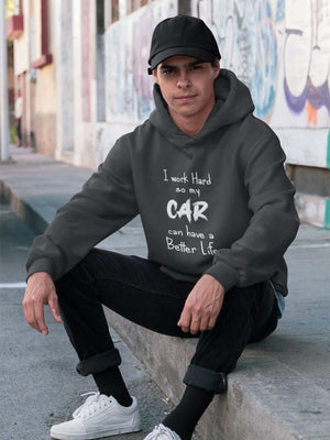Car Guys charcoal hoodie with funny text printed on it, JDM sweatshirt, car guy gift, car lover, car fan, car enthusiast, petrolhead, JDM lover, boyfriend gift idea