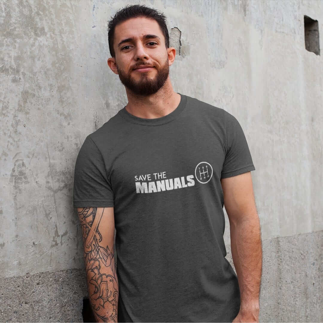 dark heater save the manuals car t shirt car clothing car apparel