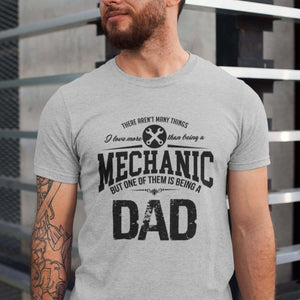 father's day gift t-shirt, mechanic athletic heather tshirt with saying, funny mechanic tee, the best father's day gift