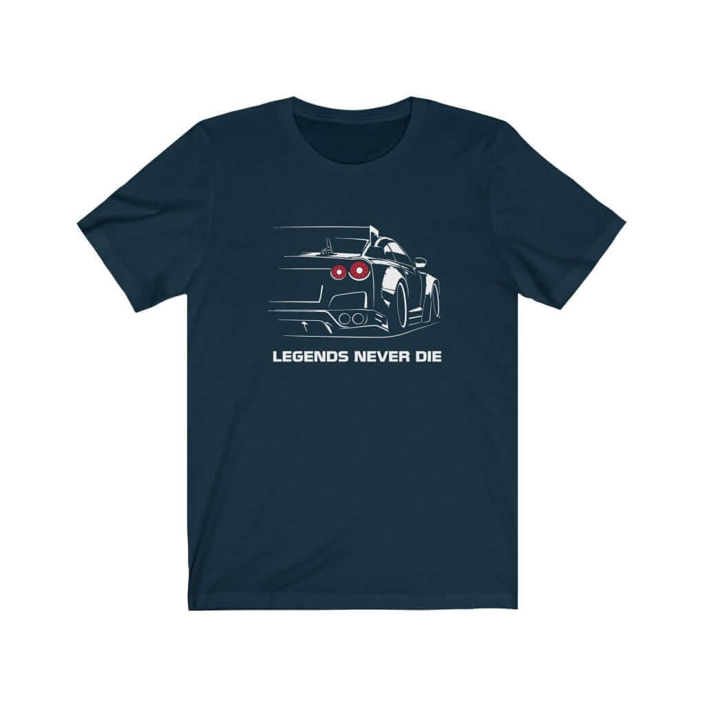 Japanese car printed on navy car t-shirt, jdm tee, car guy gift, car lover present, car-fan, car enthusiast