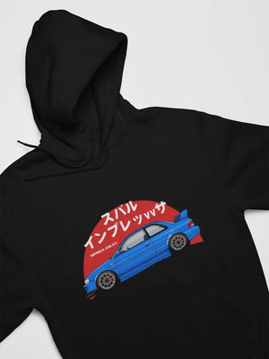 Japanese sports car printed on black car hoodie, JDM hooded sweatshirt, car guy gift, car lover, car fan, car enthusiast, petrolhead, JDM lover, boyfriend gift idea