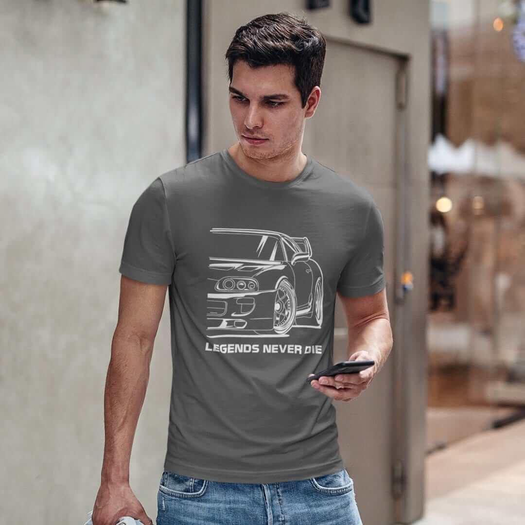 JDM Legends Never Die T-Shirt - lifestyle photo