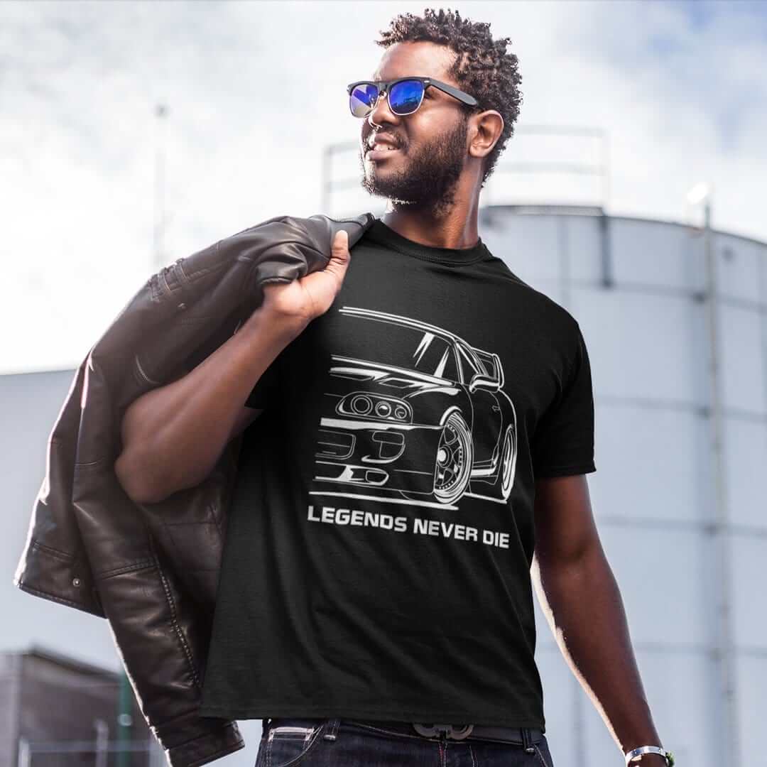 JDM Legends Never Die T-Shirt - lifestyle photo