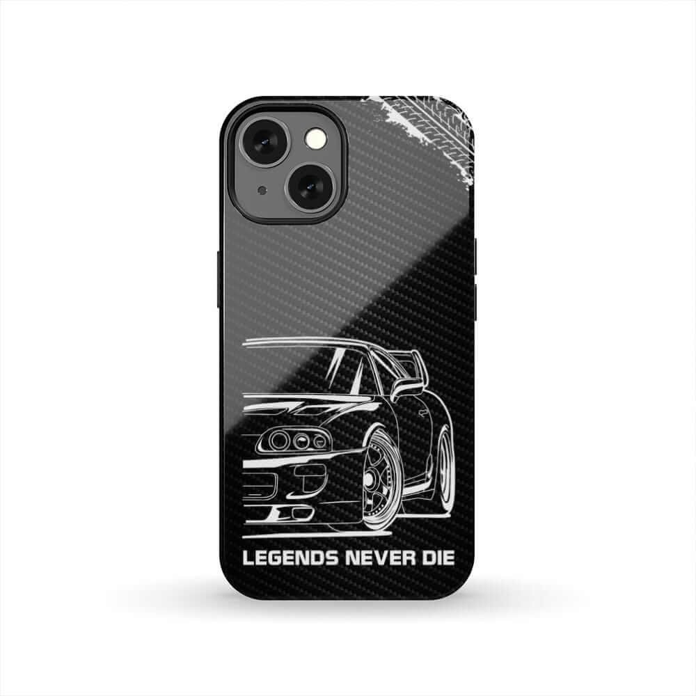 MKIV A80 Supra 2JZ Legends Never Die tough phone case | JDM car guy gift