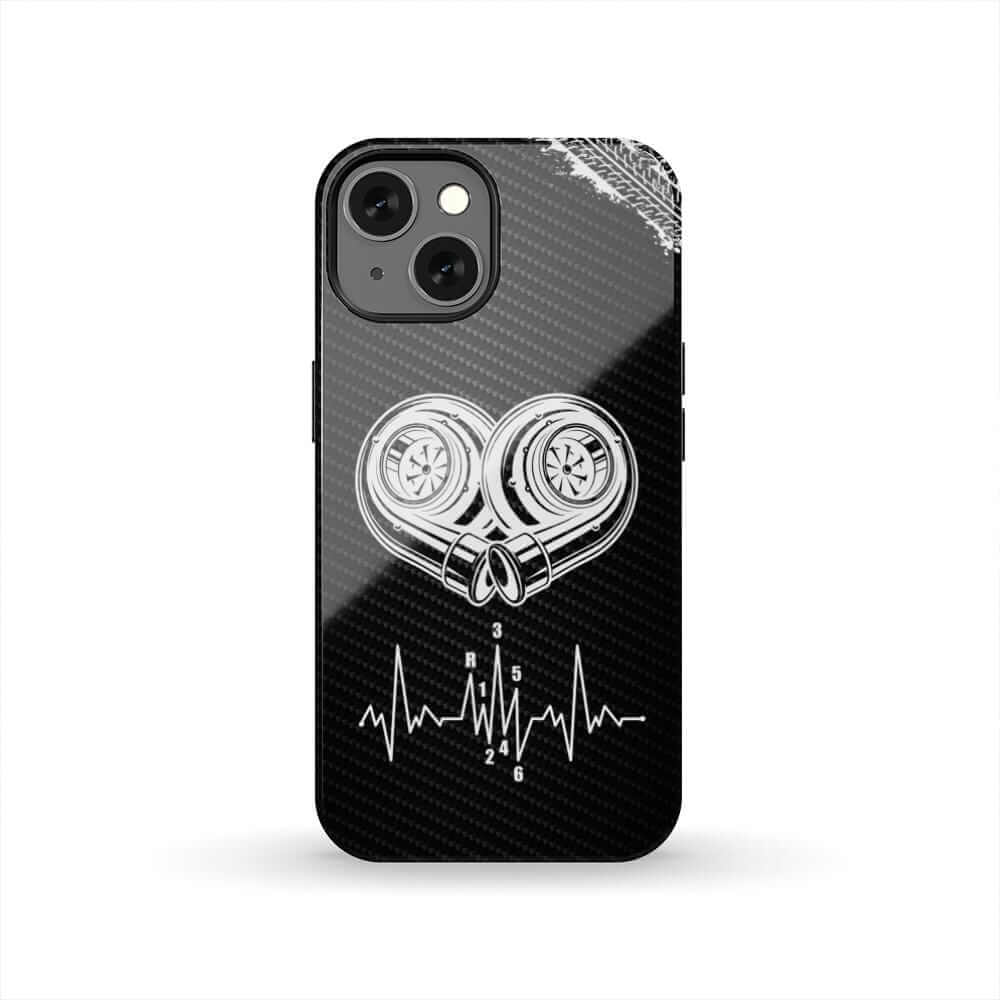 Twin Turbo Boost tough phone case | JDM car guy gift