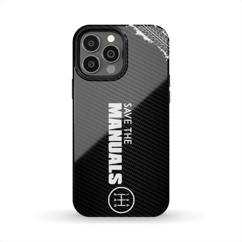 Save The Manuals Car Phone Case